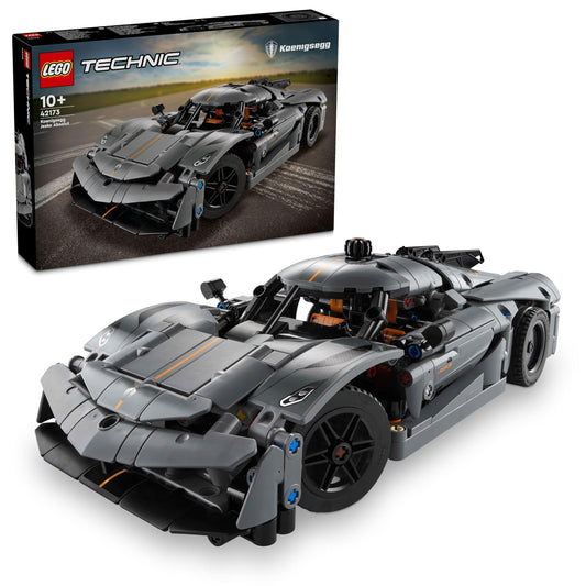 LEGO Technic Koenigsegg Jesko Absolut Gri Hiper Araba 42173 - Çocuklar için Oyuncak Yapım Seti, Doğum Günü Hediyesi Fikri (801 Parça)