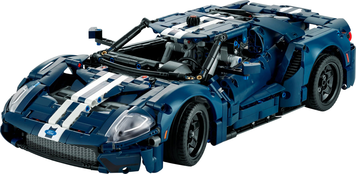 LEGO Technic 2022 Ford GT 42154 - Yetişkinler İçin Sergilenebilecek Bir Supercar Modeli İçeren Yaratıcı Model Yapım Seti (1466 Parça)