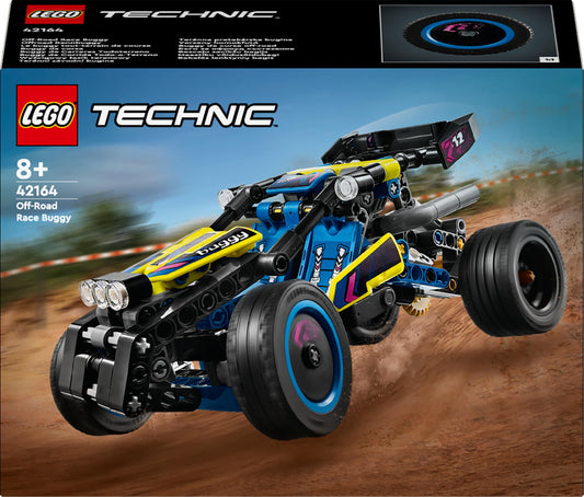 LEGO Technic Arazi Yarışı Arabası 42164-8 Yaş ve Üzeri Çocuklar için Koleksiyonluk Yaratıcı Oyuncak Model Yapım Seti (219 Parça)
