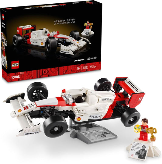 LEGO® Icons McLaren MP4/4 ve Ayrton Senna 10330