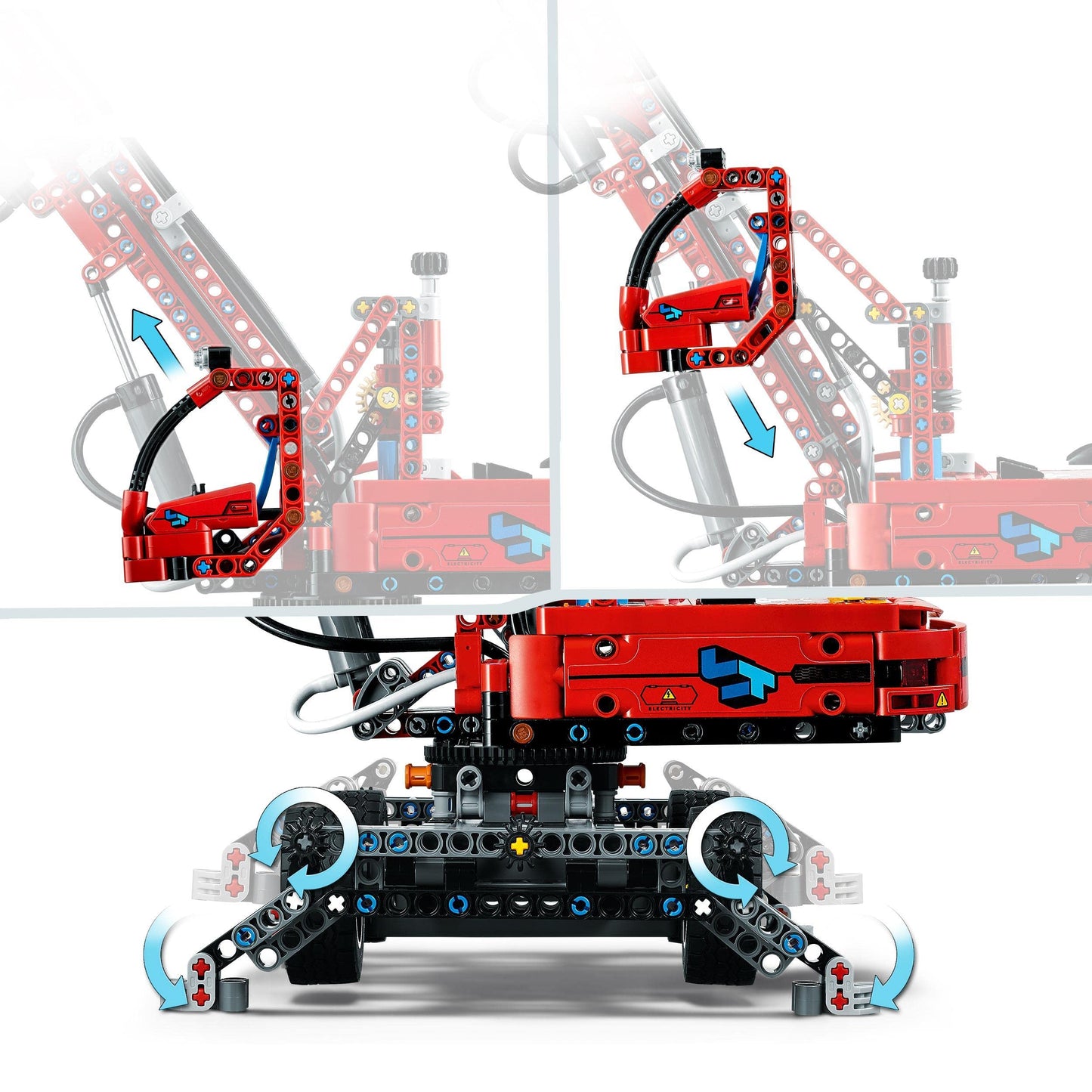 LEGO® Technic Malzeme Elleçleyici 42144-10 Yaş ve Üzeri İnşaat Oyuncaklarını Seven Çocuklar için Model Yapım Seti (835 Parça)