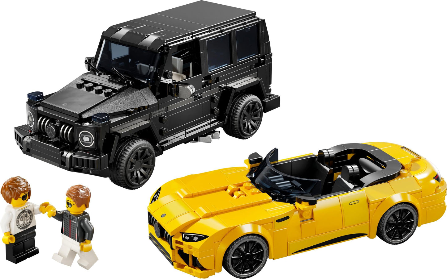 LEGO Speed Champions Mercedes-AMG G 63 ve Mercedes-AMG SL 63 76924, 10 Yaş ve Üzeri Araç Tutkunları için 2 İnşa Edilebilen Model İçeren Yaratıcı Oyuncak Yapım Seti (808 Parça)