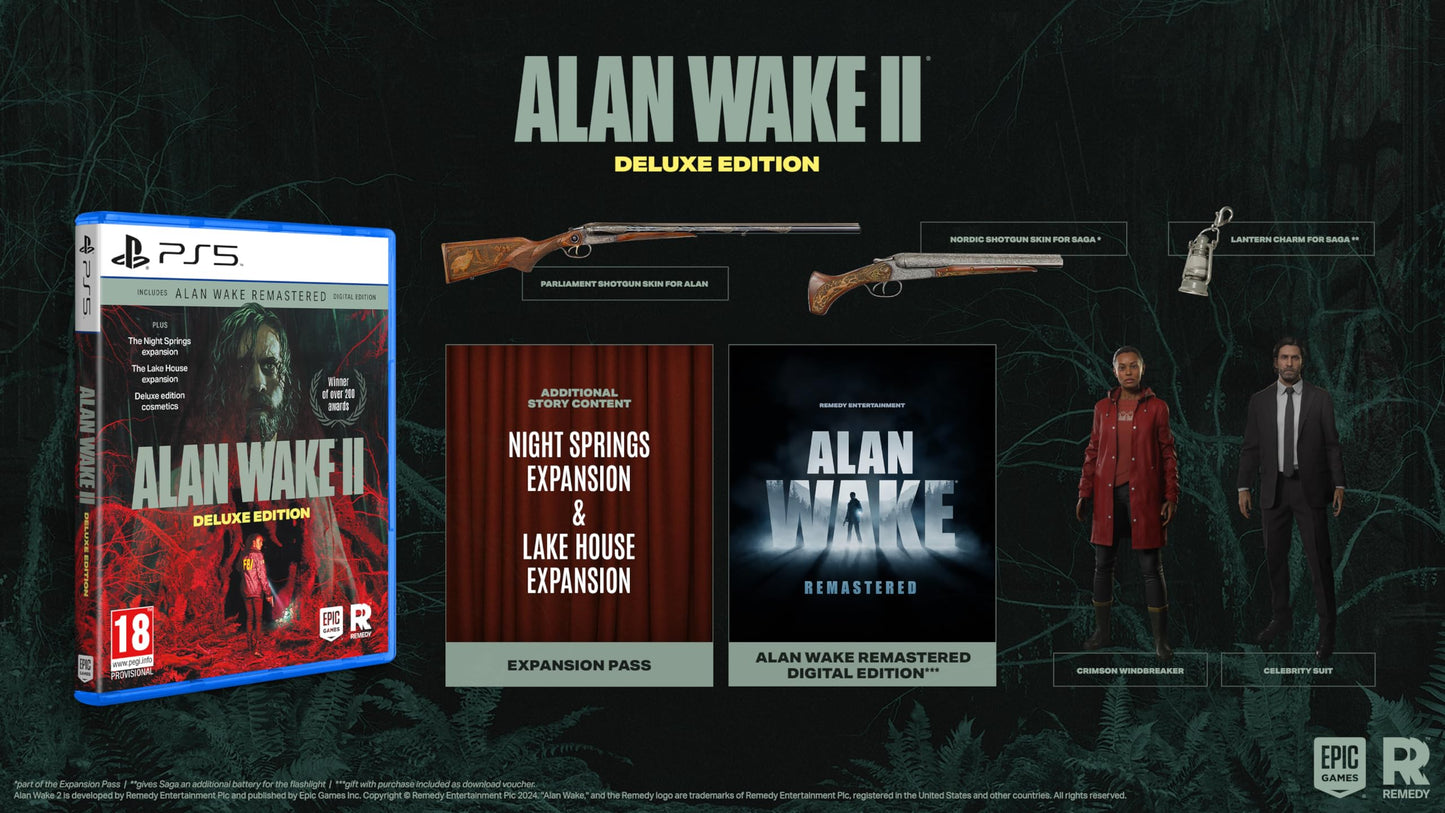 Alan Wake 2 Deluxe Sürümü - PS5