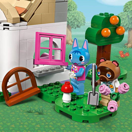 LEGO Animal Crossing Nook’s Cranny ve Rosie Evi 77050 – 7 Yaş ve Üzeri Kız ve Erkek Çocukları için 2 Minifigür İçeren Yaratıcı Oyuncak Yapım Seti, Çocuklar için Doğum Günü Hediyesi Fikri (535 Parça)
