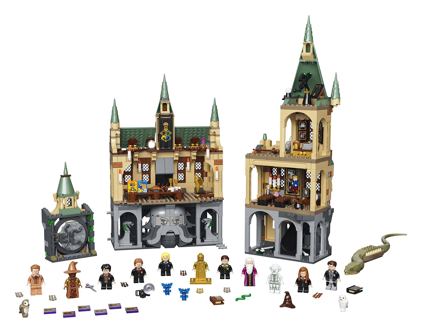 LEGO Harry Potter Hogwarts Sırlar Odası 76389-9 Yaş ve Üzeri İçin Sırlar Odası ve Büyük Salon’u İçeren Koleksiyonluk Yaratıcı Oyuncak Yapım Seti (1176 Parça)