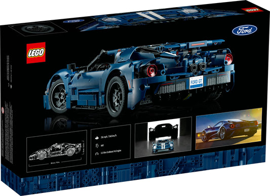LEGO Technic 2022 Ford GT 42154 - Yetişkinler İçin Sergilenebilecek Bir Supercar Modeli İçeren Yaratıcı Model Yapım Seti (1466 Parça)