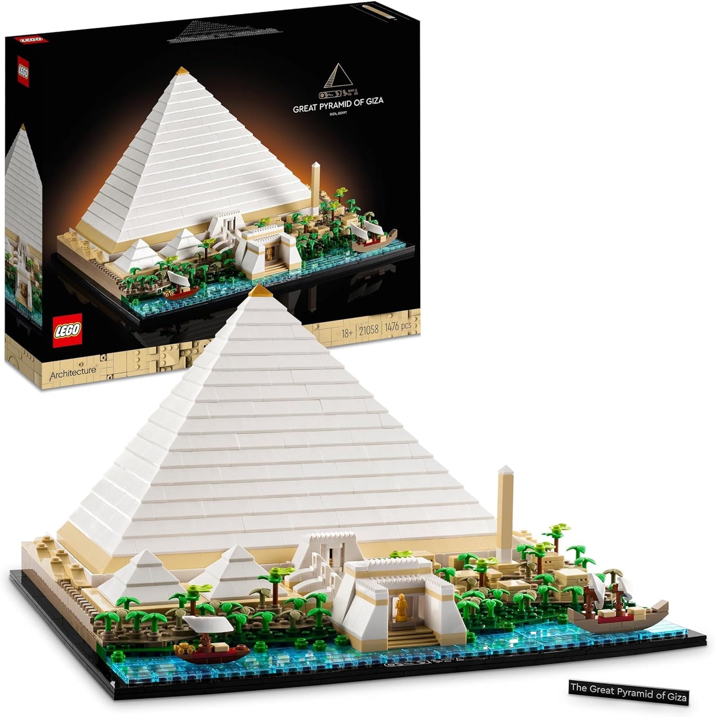 LEGO® Architecture Mimari Simgeler Koleksiyonu: Keops Piramidi 21058