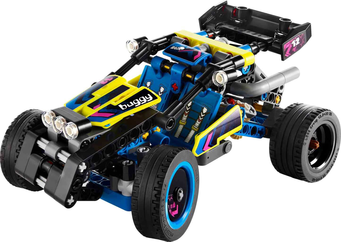 LEGO Technic Arazi Yarışı Arabası 42164-8 Yaş ve Üzeri Çocuklar için Koleksiyonluk Yaratıcı Oyuncak Model Yapım Seti (219 Parça)