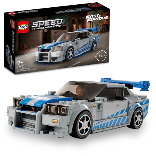 LEGO® Speed Champions Daha Hızlı Daha Öfkeli Nissan Skyline GT-R (R34) 76917 (319 Parça)