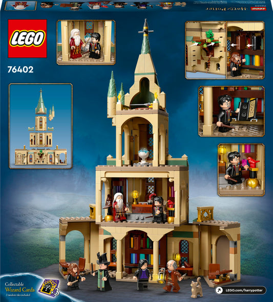 LEGO® Harry Potter™ Hogwarts™: Dumbledore’un Ofisi 76402-8 Yaş ve Üzeri Çocuklar için Sihirli Kale Oyuncağı Yapım Seti (654 Parça)