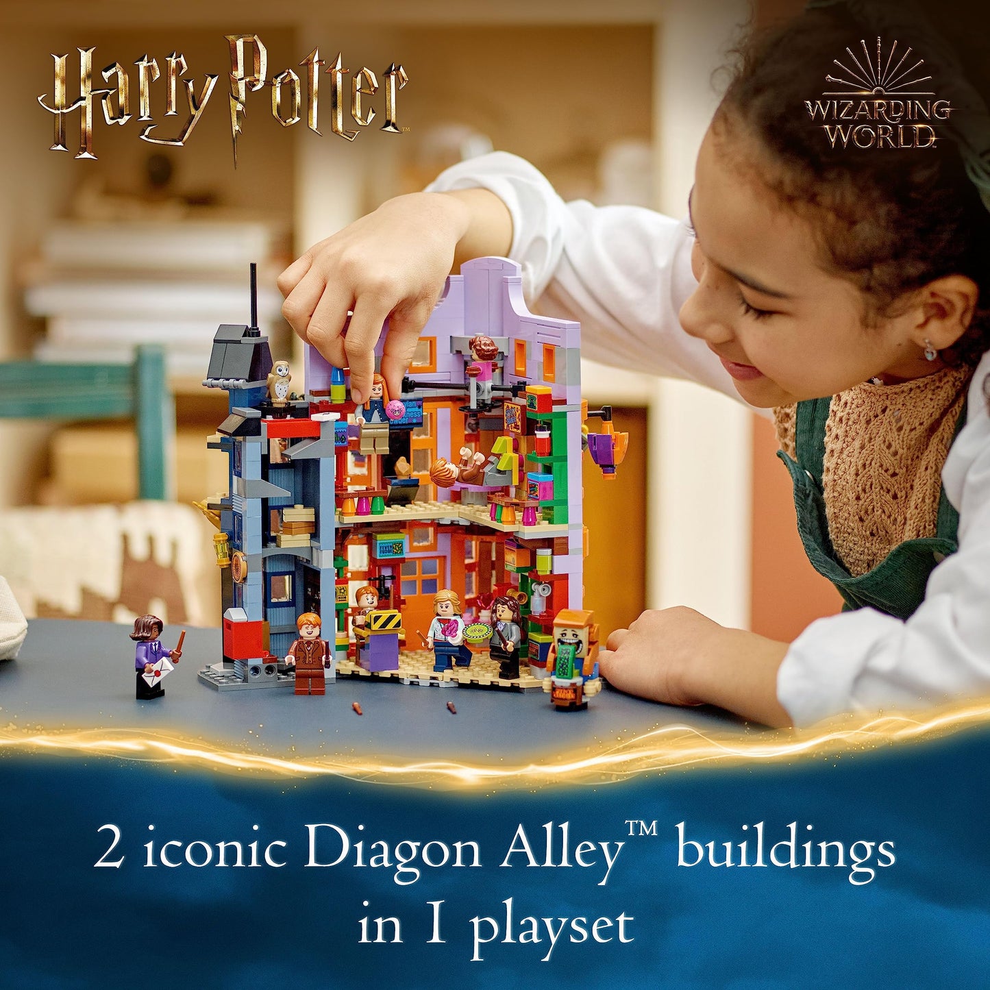 LEGO Lego® Harry Potter Tm Diagon Yolu: Weasley Büyücü Şakaları 76422-8 Yaş ve Üzeri Çocuklar Için Koleksiyonluk Yaratıcı Oyuncak Yapım Seti (834 Parça)