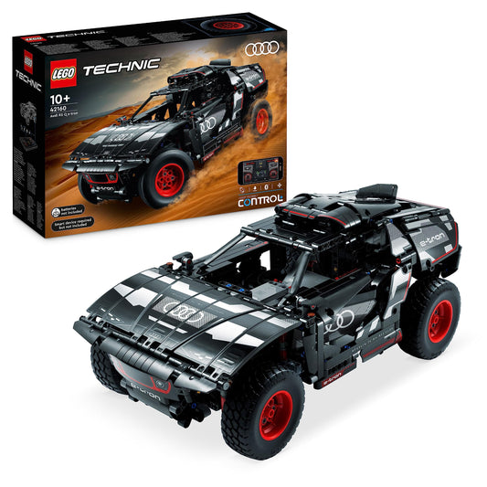 LEGO® Technic Audi RS Q e-tron 42160-10 Yaş ve Üzeri Uzaktan Kumandalı Ralli Arabalarını Seven Çocuklar için Yaratıcı Oyuncak Yapım Seti (914 Parça)