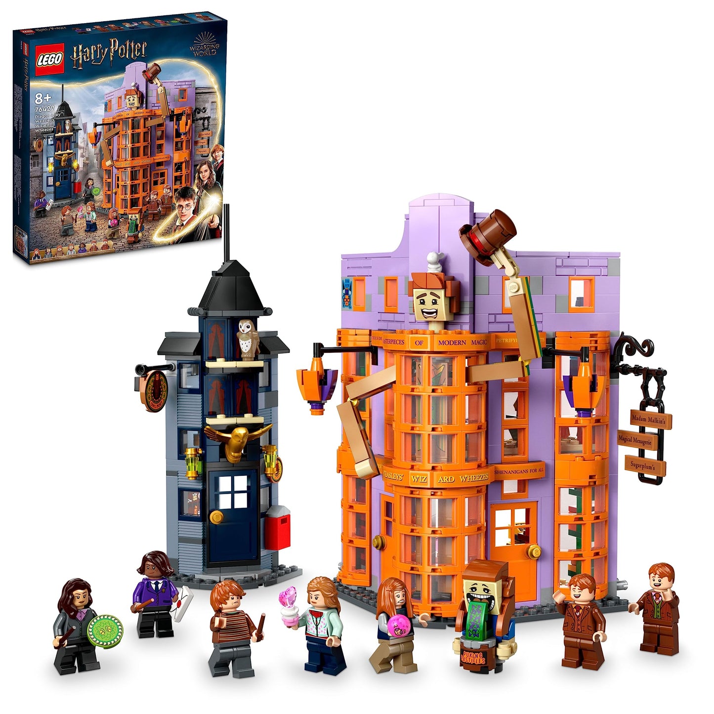 LEGO Lego® Harry Potter Tm Diagon Yolu: Weasley Büyücü Şakaları 76422-8 Yaş ve Üzeri Çocuklar Için Koleksiyonluk Yaratıcı Oyuncak Yapım Seti (834 Parça)