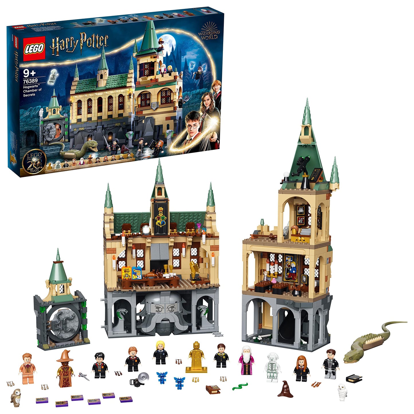 LEGO Harry Potter Hogwarts Sırlar Odası 76389-9 Yaş ve Üzeri İçin Sırlar Odası ve Büyük Salon’u İçeren Koleksiyonluk Yaratıcı Oyuncak Yapım Seti (1176 Parça)