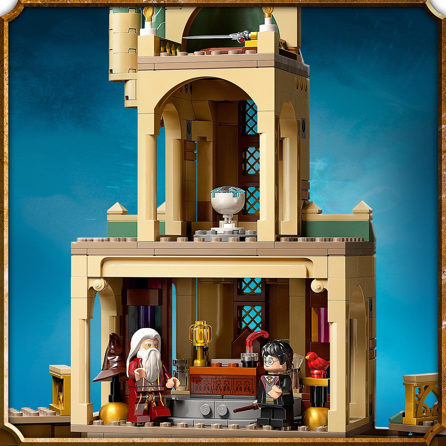 LEGO® Harry Potter™ Hogwarts™: Dumbledore’un Ofisi 76402-8 Yaş ve Üzeri Çocuklar için Sihirli Kale Oyuncağı Yapım Seti (654 Parça)