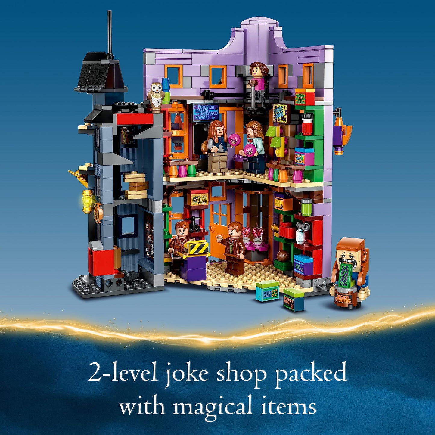 LEGO Lego® Harry Potter Tm Diagon Yolu: Weasley Büyücü Şakaları 76422-8 Yaş ve Üzeri Çocuklar Için Koleksiyonluk Yaratıcı Oyuncak Yapım Seti (834 Parça)