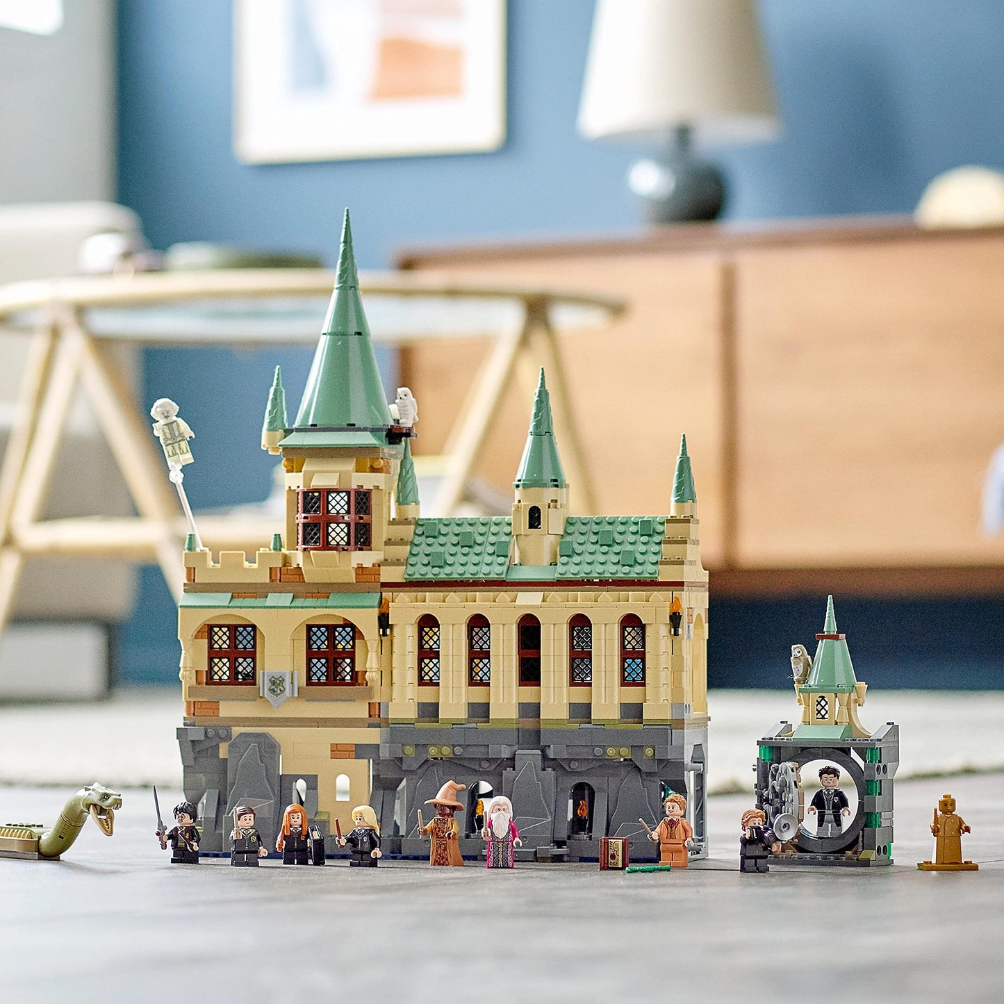 LEGO Harry Potter Hogwarts Sırlar Odası 76389-9 Yaş ve Üzeri İçin Sırlar Odası ve Büyük Salon’u İçeren Koleksiyonluk Yaratıcı Oyuncak Yapım Seti (1176 Parça)