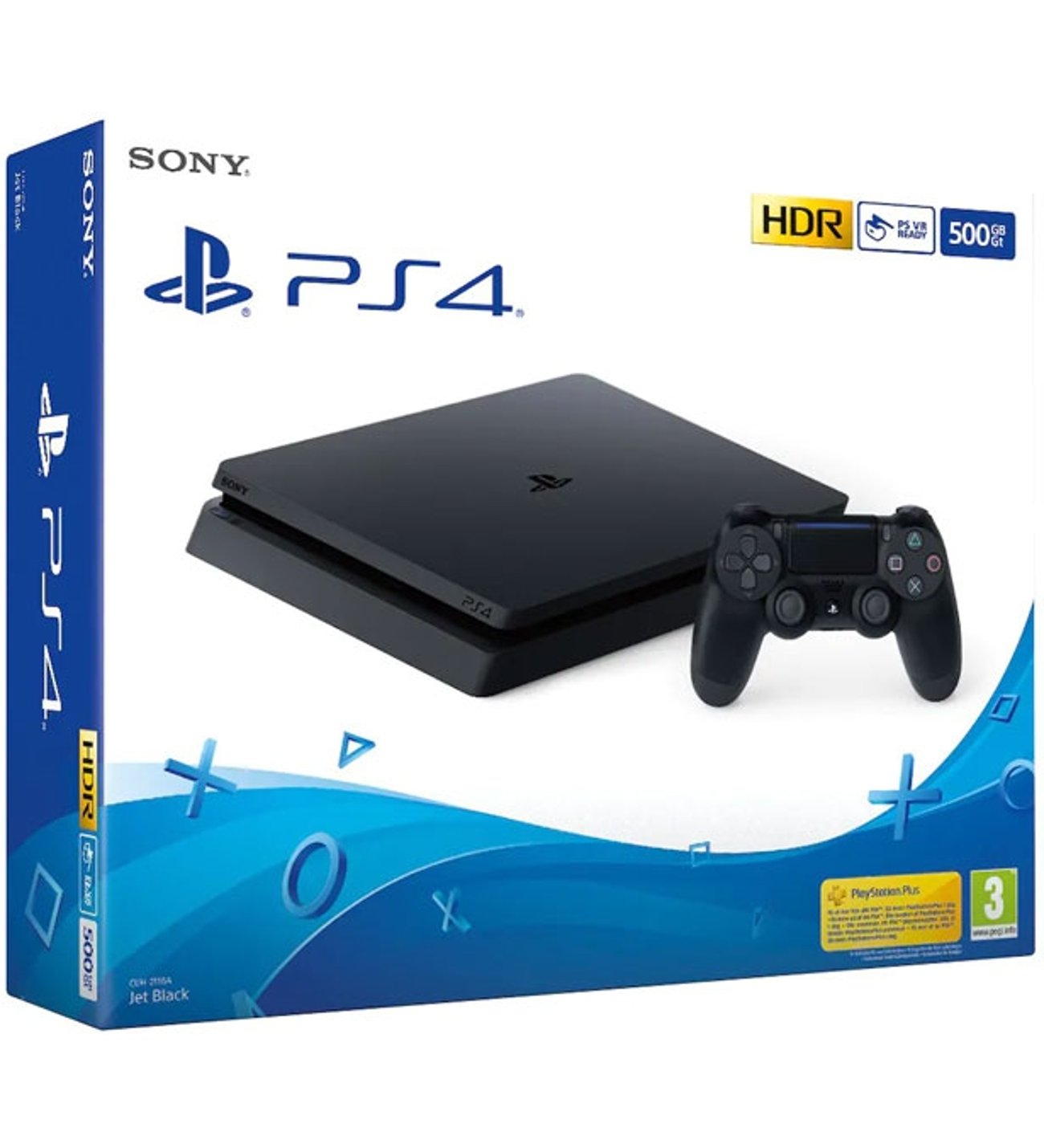 Sony Playstation 4 Slim 500 Gb Konsol Bikom garantli + 1 kol 2.el