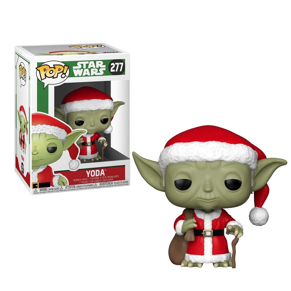 Funko POP Star Wars Holiday Santa Yoda Figure