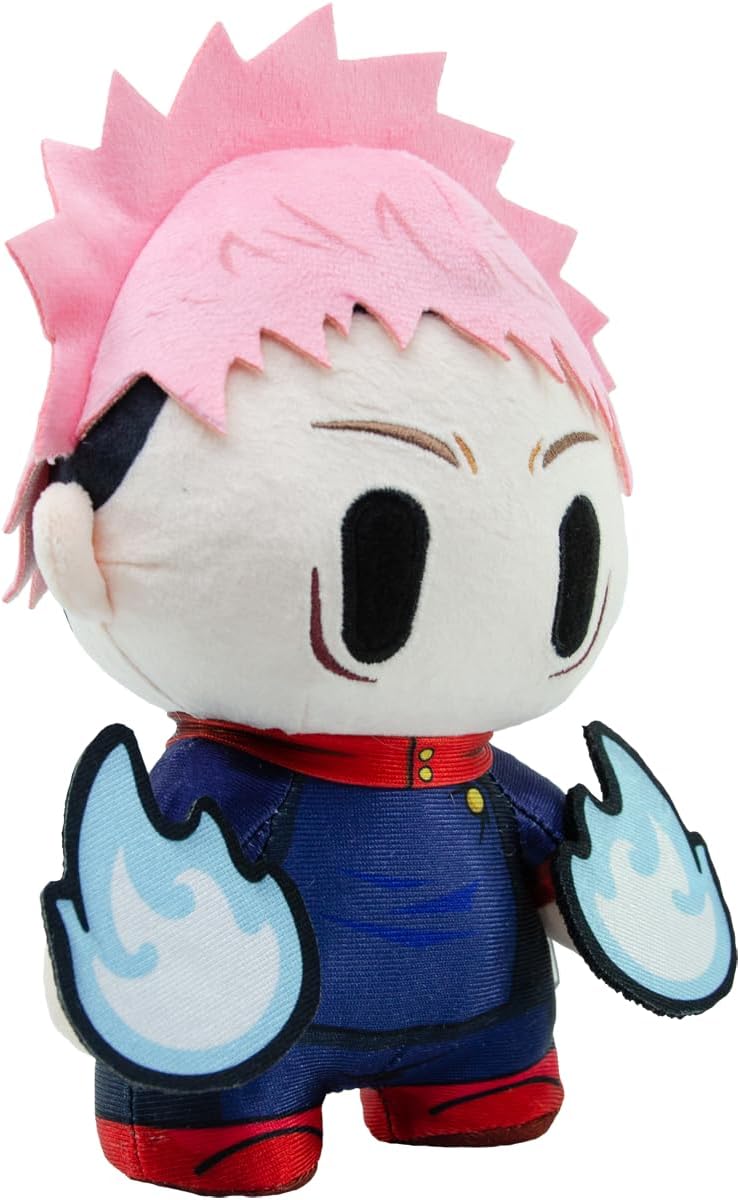 Jujutsu Kaisen Yuji Itadori Unisex Pelüş Figür Çok Renkli Polyester Anime, Fan-Merch, TV Diziler