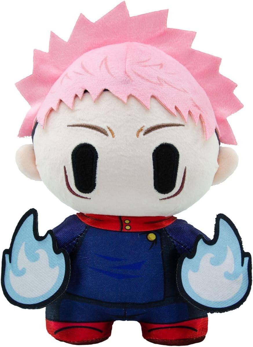 Jujutsu Kaisen Yuji Itadori Unisex Pelüş Figür Çok Renkli Polyester Anime, Fan-Merch, TV Diziler