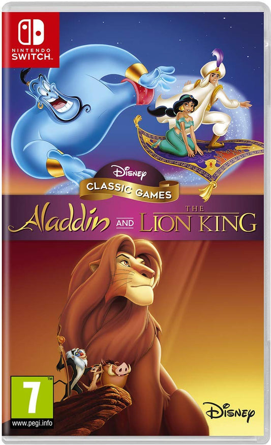 Disney Classic Games Aladdin and The Lion King Nintendo Switch