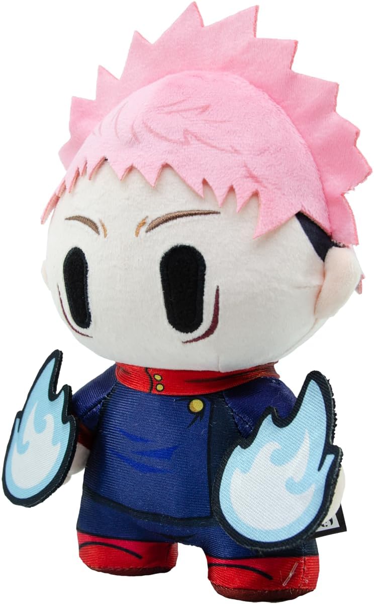 Jujutsu Kaisen Yuji Itadori Unisex Pelüş Figür Çok Renkli Polyester Anime, Fan-Merch, TV Diziler