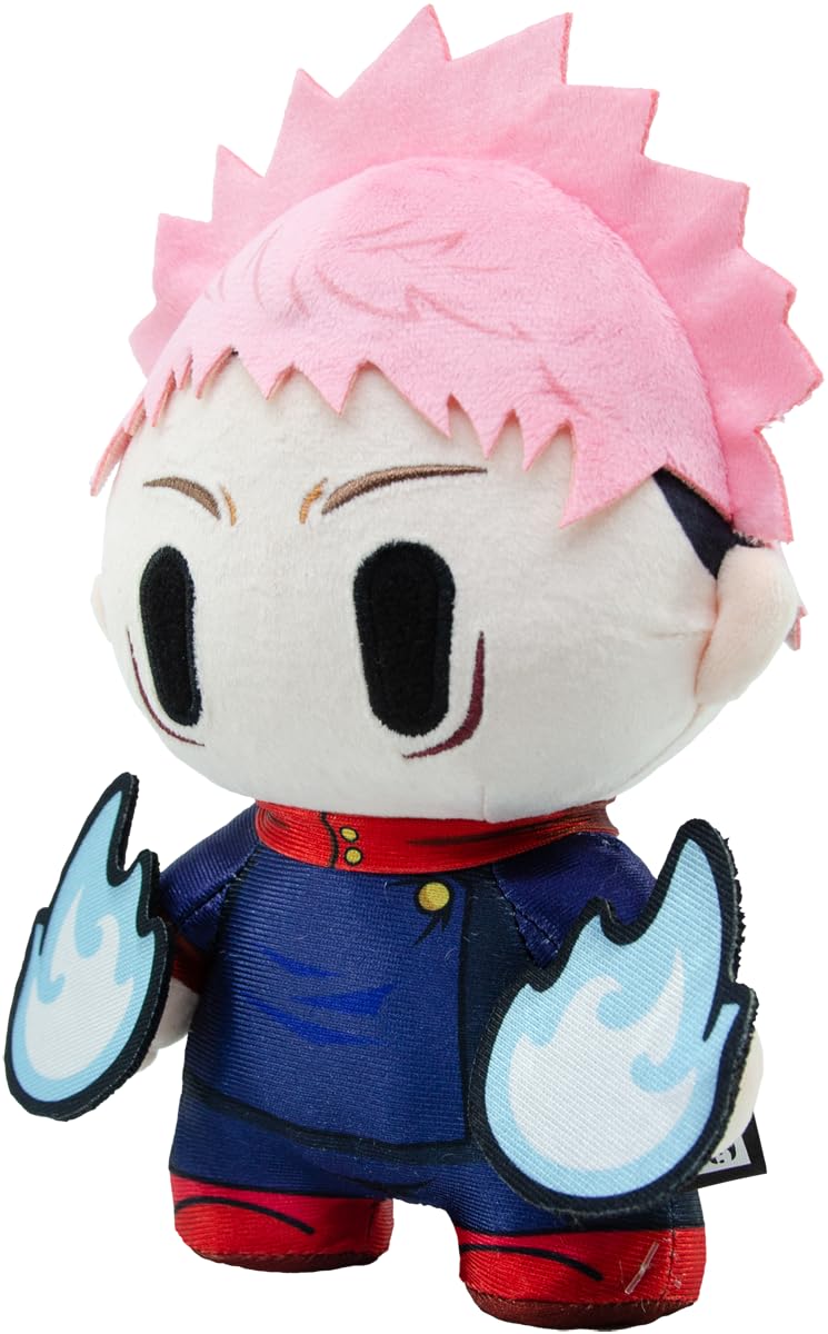 Jujutsu Kaisen Yuji Itadori Unisex Pelüş Figür Çok Renkli Polyester Anime, Fan-Merch, TV Diziler