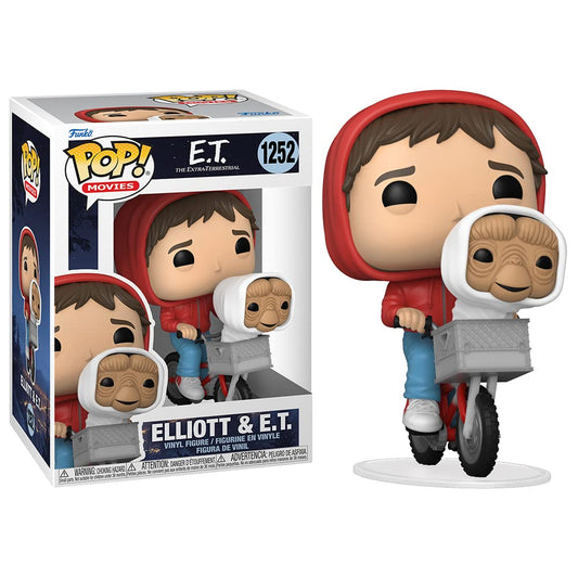 Funko POP Figure Movies: ET- Elliot with ET in Bike Basket