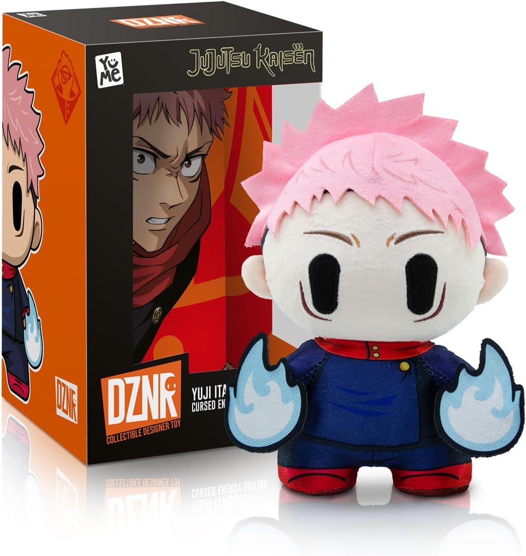 Jujutsu Kaisen Yuji Itadori Unisex Pelüş Figür Çok Renkli Polyester Anime, Fan-Merch, TV Diziler