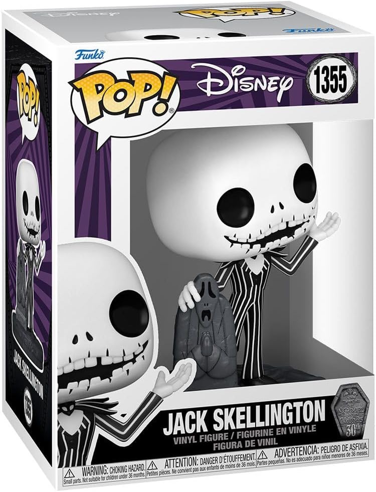 Funko POP Figür: The Nightmare Before Christmas 30th - Jack with Gravestone