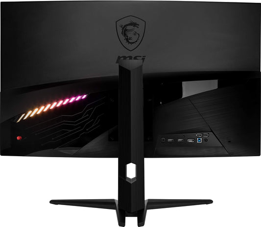MSI 31.5" OPTIX MAG322CQR Gaming Monitor, Curved, WQHD, VA, 165HZ, 1MS, RGB, HDMI+DP+TYPEC, Black