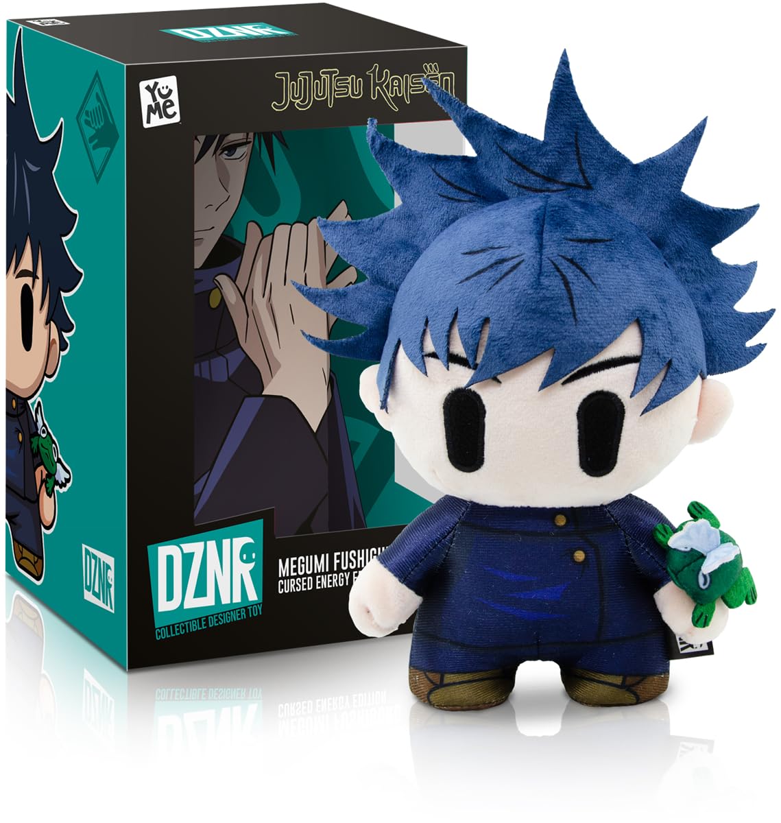 Jujutsu Kaisen Megumi Fushiguro Unisex Pelüş Figür Çok Renkli Polyester Anime, Fan-Merch, TV Dizileri