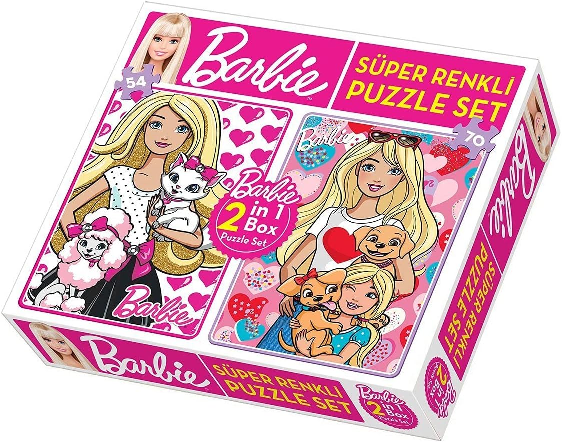 Diytoy Barbie Süper Renkli Puzzle Set