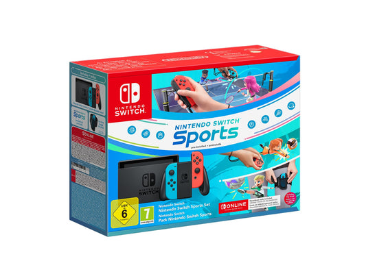 Nintendo Switch - Nintendo Switch Sports Set (oyun, bacak kemeri ve 3 ay çevrim içi)