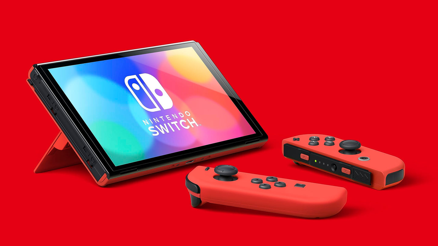 Nintendo Switch - OLED Model Mario Kırmızı (Distribütür Garantli)