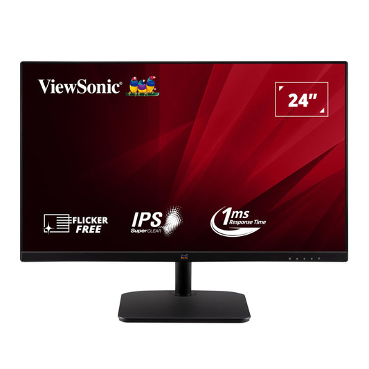 Viewsonic VA2432-H 60,5 cm 100HZ (24 inç) Monitör (Full-HD, IPS Panel, HDMI, VGA, Eye-Care, Eco-Mode) Siyah