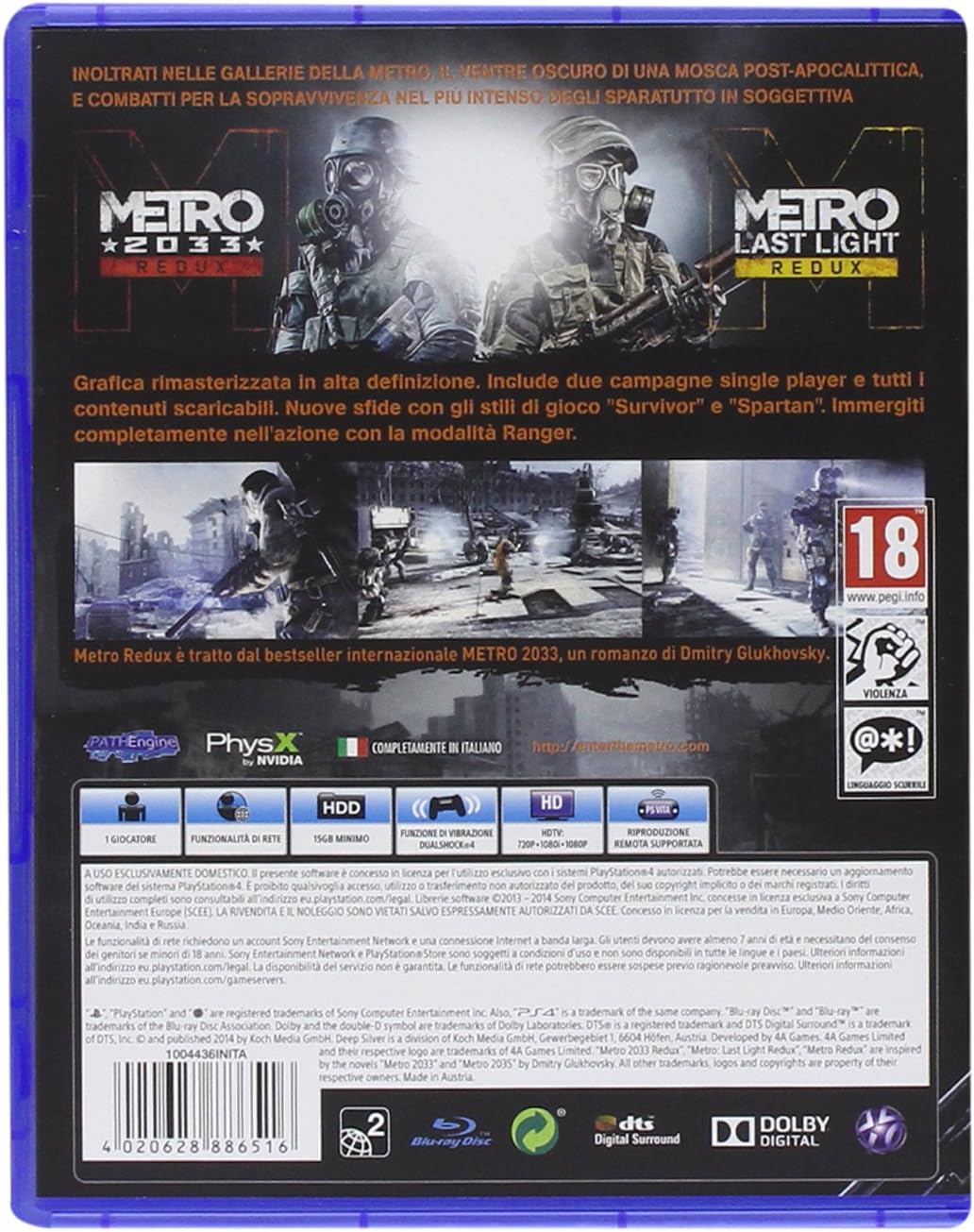 Metro Redux [PAL ITA]