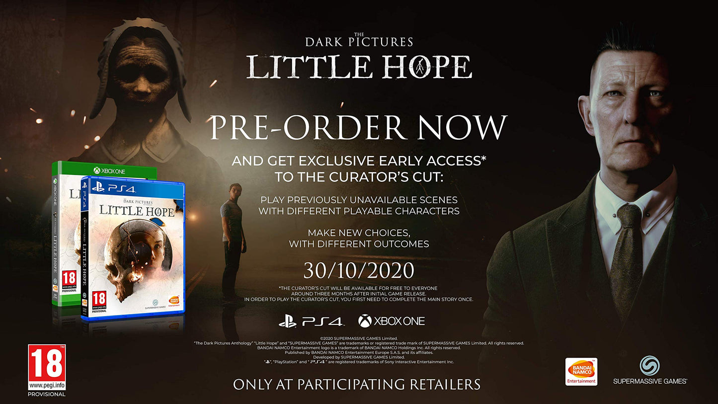 The Dark Pictures Anthology Little Hope PS4