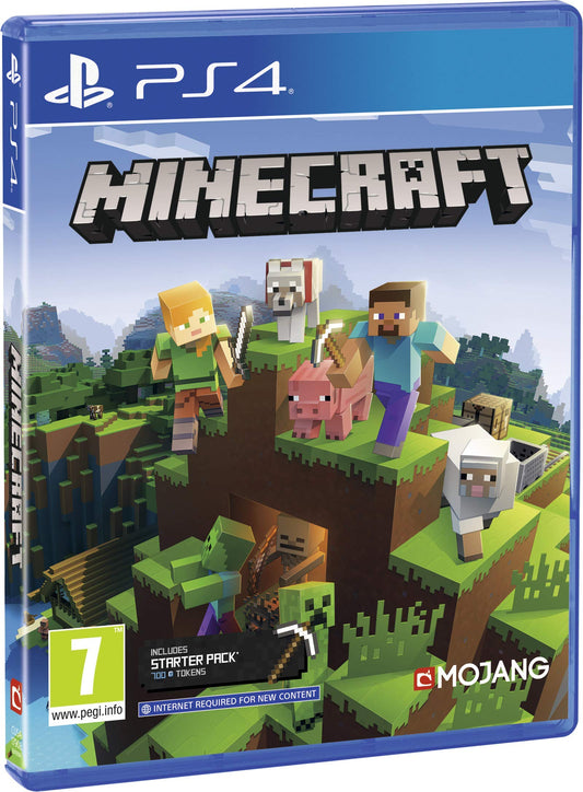 Minecraft Bedrock Edition Playstation 4 PS4 Game