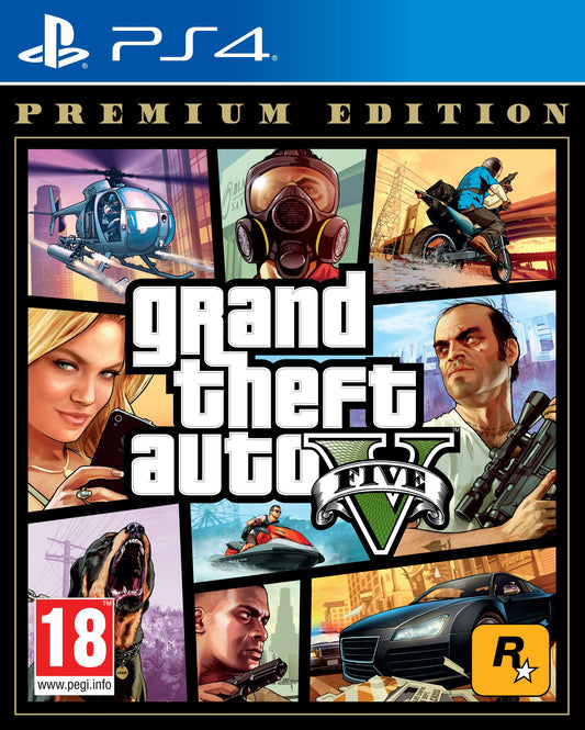 Grand Theft Auto V Premium Edition PS4 Game