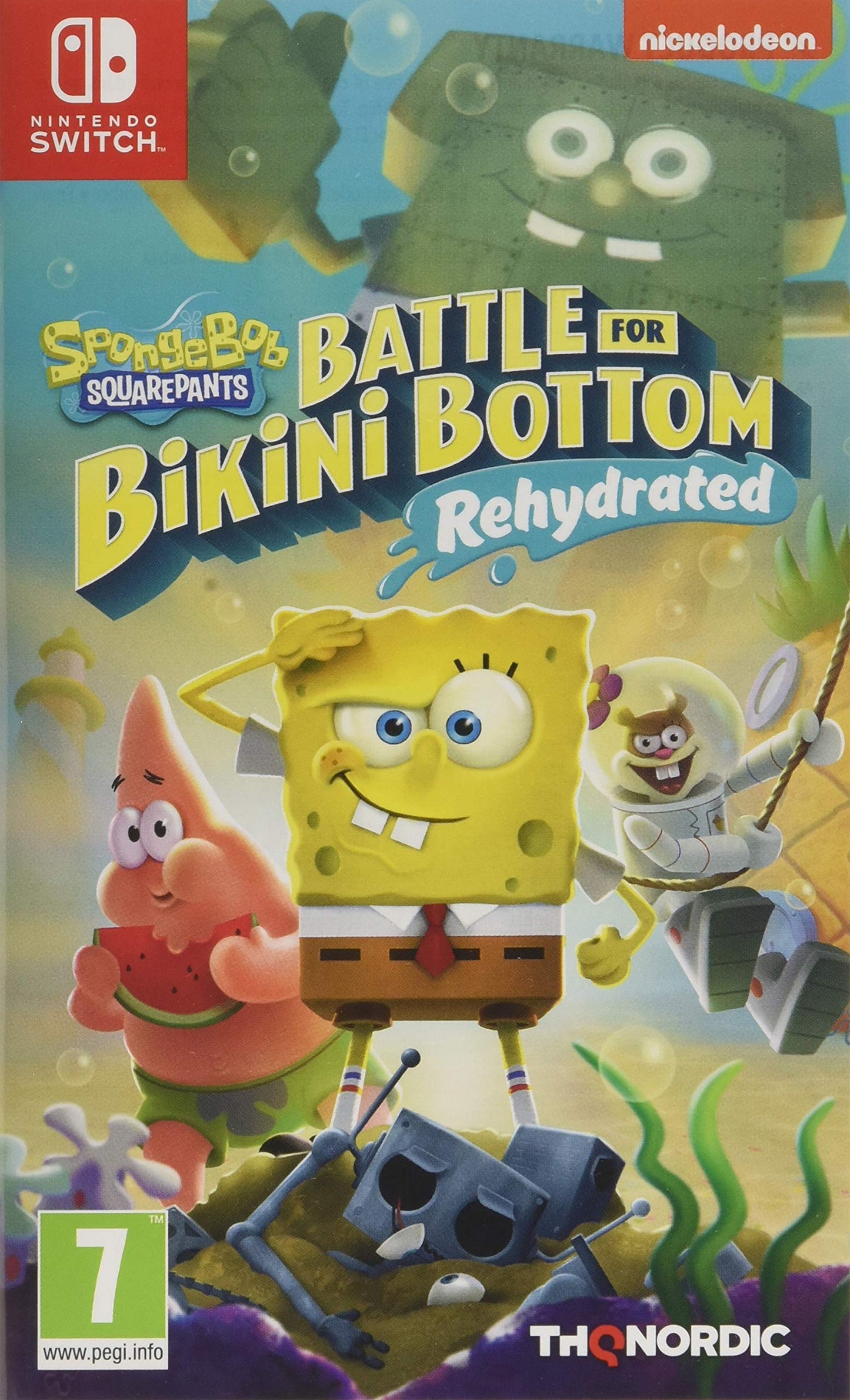 SpongeBob Squarepants Battle For Bikini Bottom Rehydrated Nintendo Switch