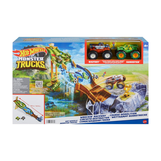 Hot Wheels Monster Trucks Heyecanlı Yarışlar Oyun Seti, 4 yaş ve üzeri, HGV12