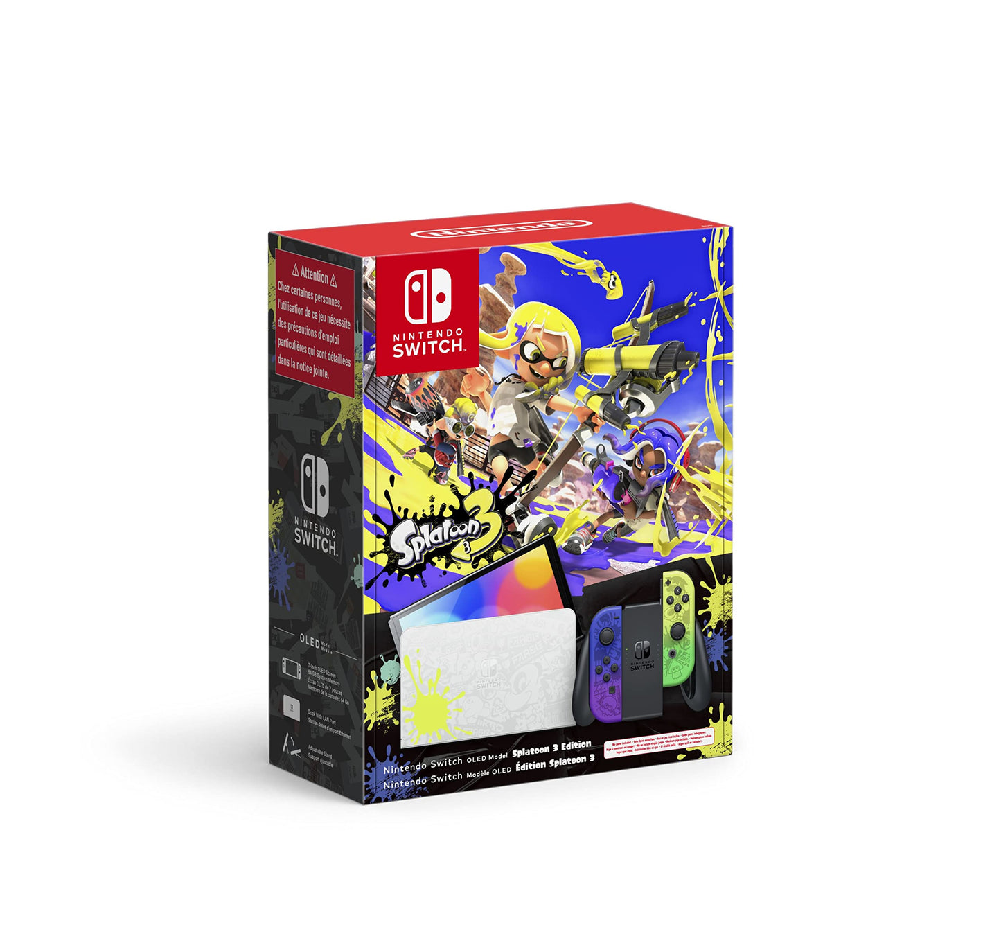 Nintendo Switch OLED Model Konsol Splatoon 3 Edition Resmi Türkiye Garantili