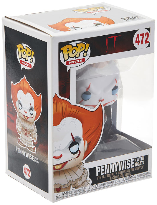 Funko POP! 20176 - Movies: IT - Pennywise with Boat Figure, Multicolor