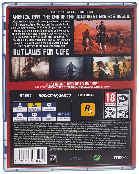 Red Dead Redemption 2 [PlayStation 4] (Sony Eurasia Guaranteed) Console Game
