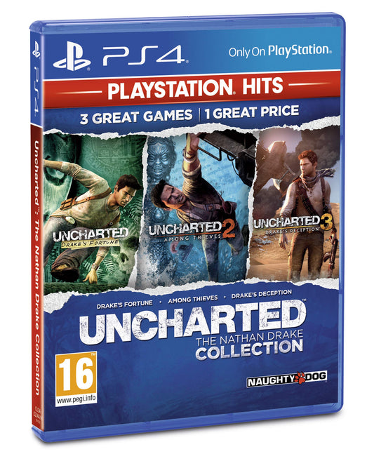 Uncharted The Nathan Drake Collection PS4 Game (PlayStation Hits)